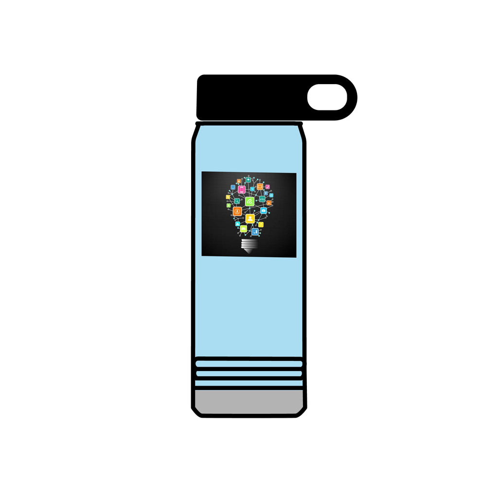 Beach Printed Water Bottle