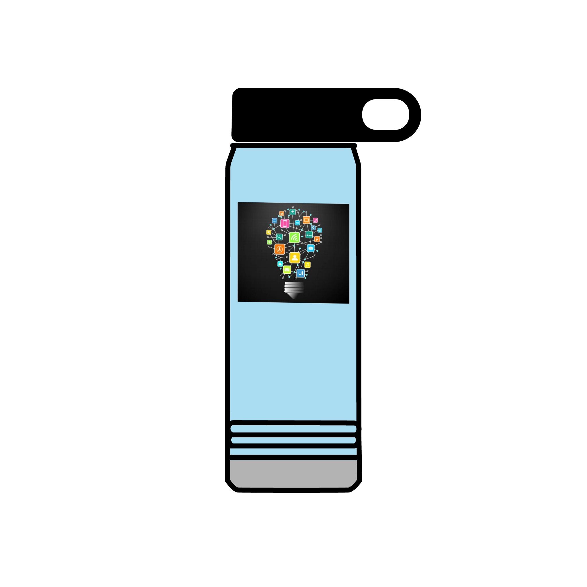 Beach Printed Water Bottle