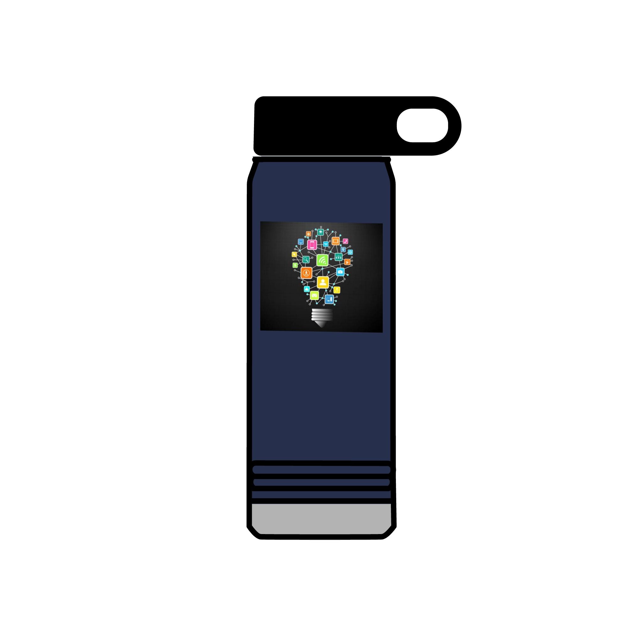 Beach Printed Water Bottle